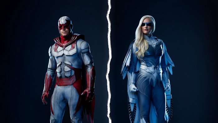 Hawk and Dove from Titans 4K