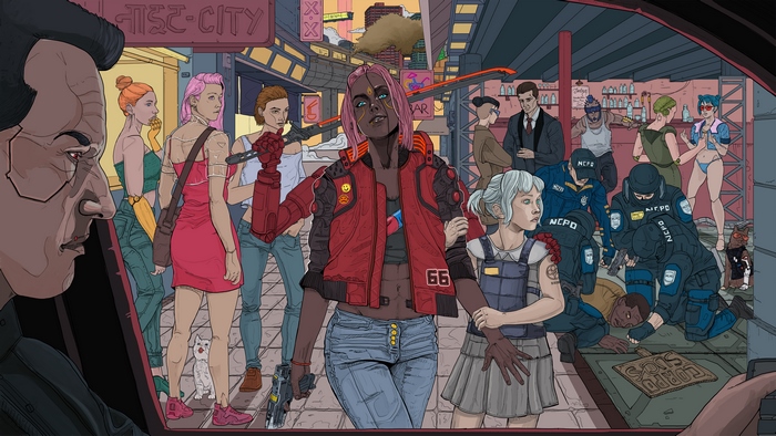 Cyberpunk 2077 "Your Night City" Illustration Contest