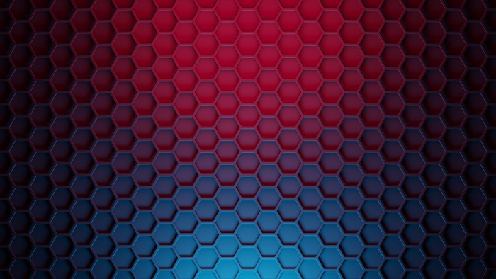 Abstract Hexagon Pattern in Resolution