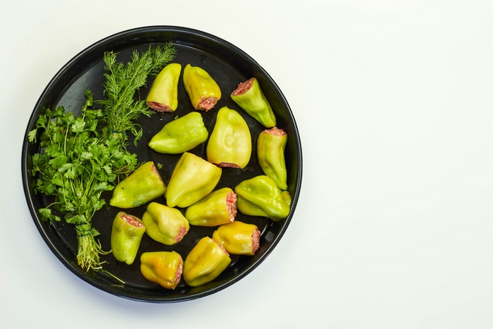 Stuffed Peppers with Parsley and Dill