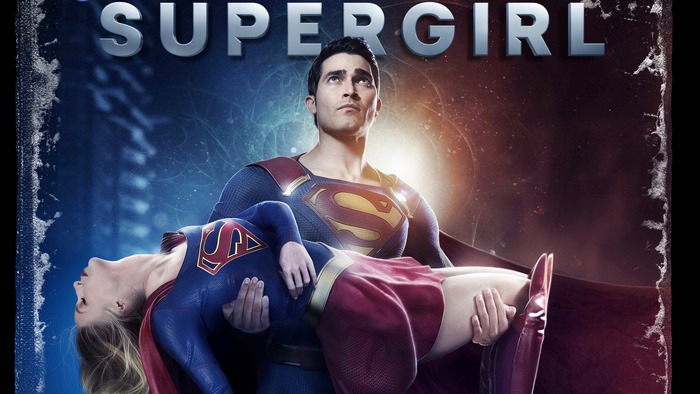 Superman and Supergirl from Supergirl TV Show