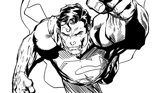 Superman from DC Comics Sketch