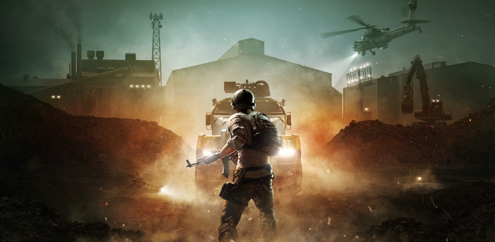 PlayerUnknown's Battlegrounds soldier with armored vehicle