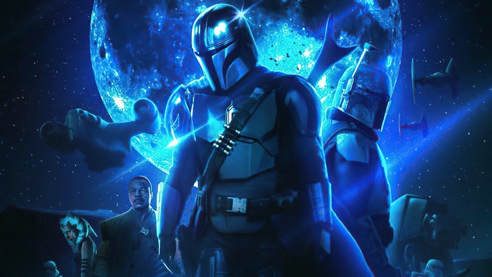 The Mandalorian and Boba Fett from Star Wars 4K