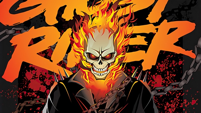 Ghost Rider Artwork 4K