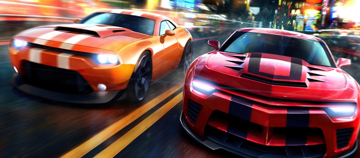 Perfect Shift 4K racing game art