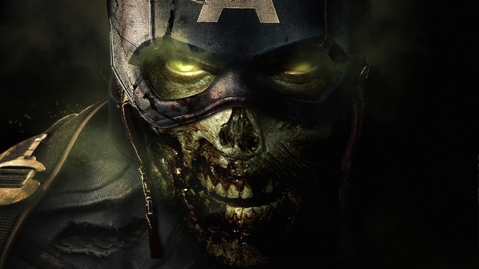 Zombie Captain America from Marvel 4K