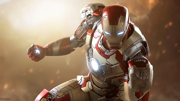 Iron Man in digital art