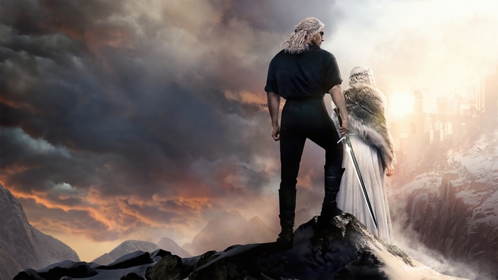 Geralt and Ciri from The Witcher 4K