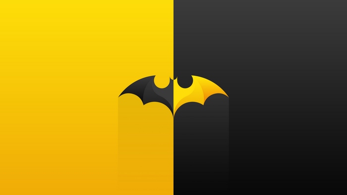 Minimalist Batman Logo 4K