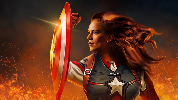 Peggy Carter as Captain Carter from Marvel