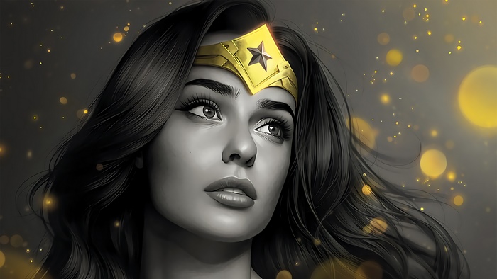 Wonder Woman artwork 4K
