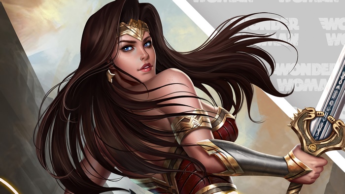 Wonder Woman artwork by an artist