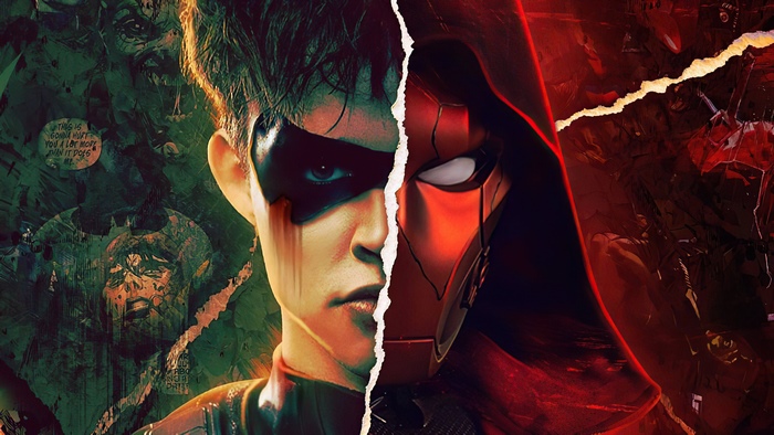 Robin and Red Hood from Titans Season 2 4K