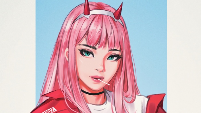 Zero Two from Darling in the Franxx