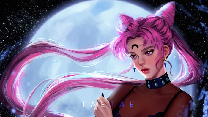 Black Lady from Sailor Moon 4K