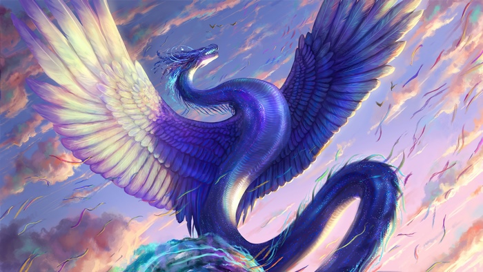 Dragon artwork by artist on Artstation