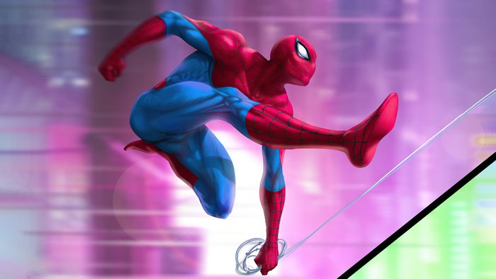 Spider-Man artwork on Artstation