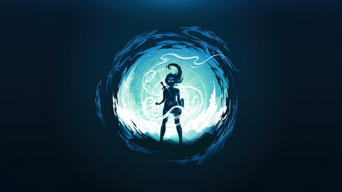 Wonder Woman in a portal 4K