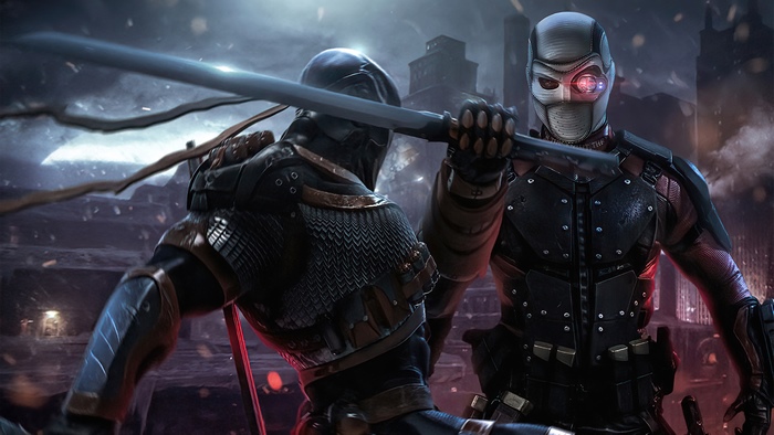 Deathstroke and Deadshot from DC Comics