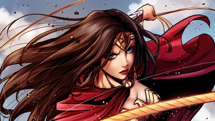 Wonder Woman with Lasso of Truth