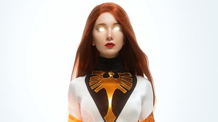 Jean Grey from X-Men Cosplay 4K
