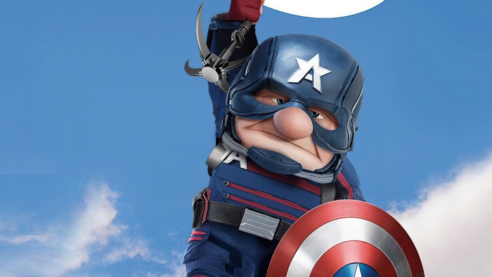 Captain America puppet from Marvel