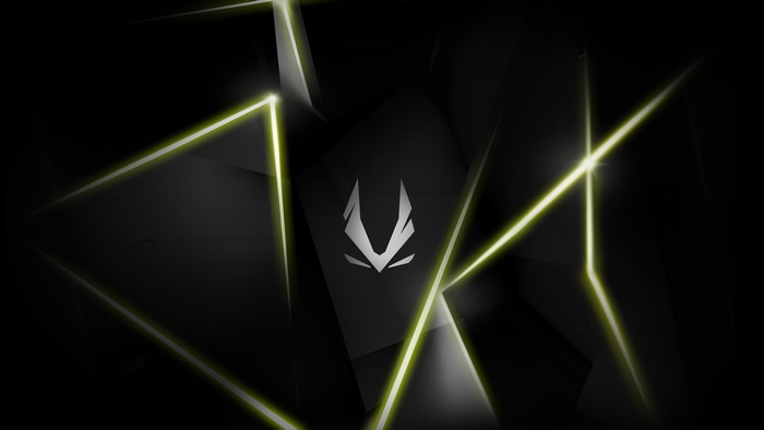 Zotac abstract logo with neon lines