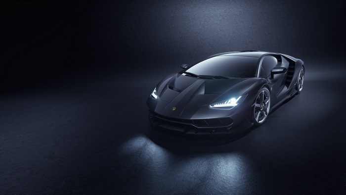 Lamborghini Centenario in dark studio