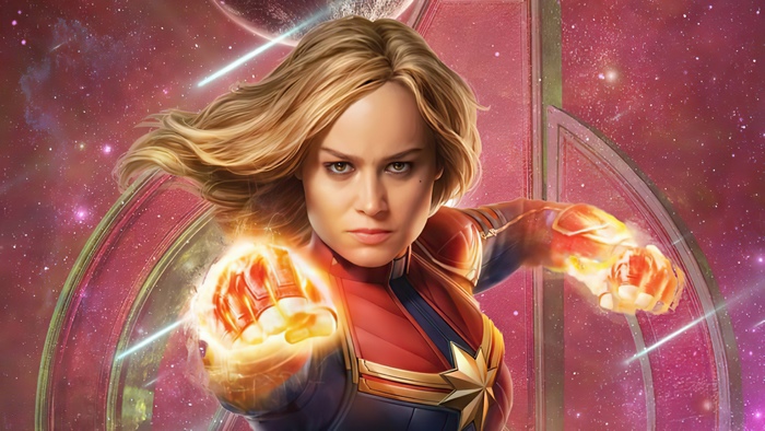 Captain Marvel in Space