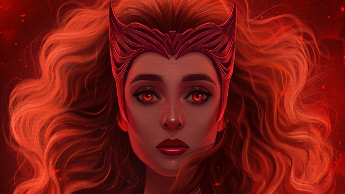 Scarlet Witch from Wanda Vision 4K