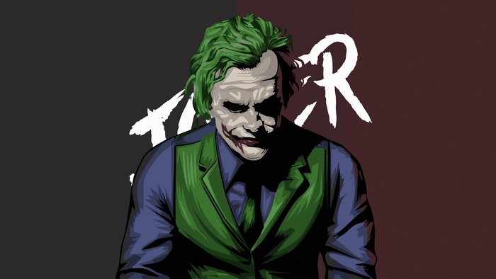 Joker from Batman digital art