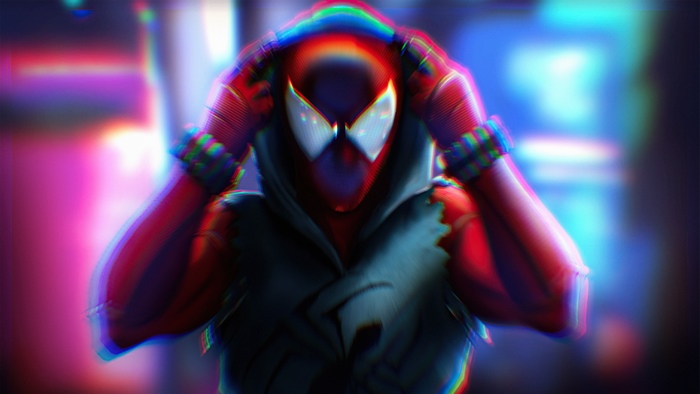 Scarlet Spider from Marvel Comics artwork