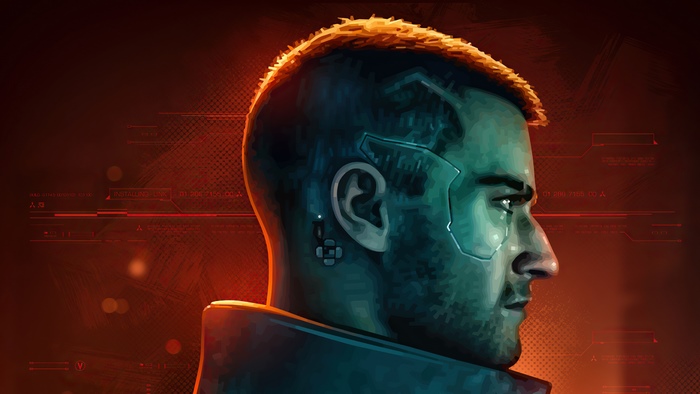 Cyberpunk 2077 character portrait