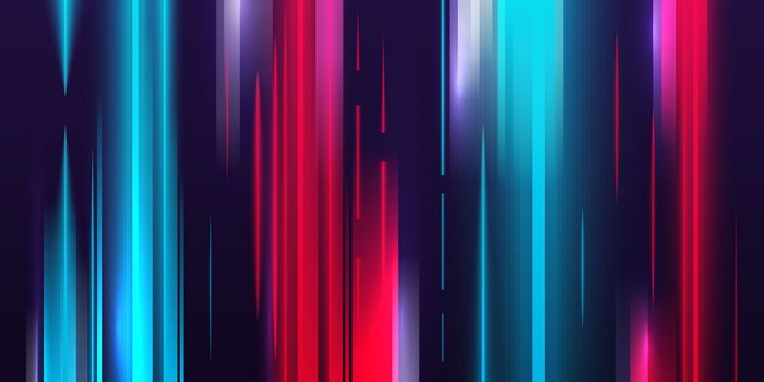 Abstract colorful light streaks 4K