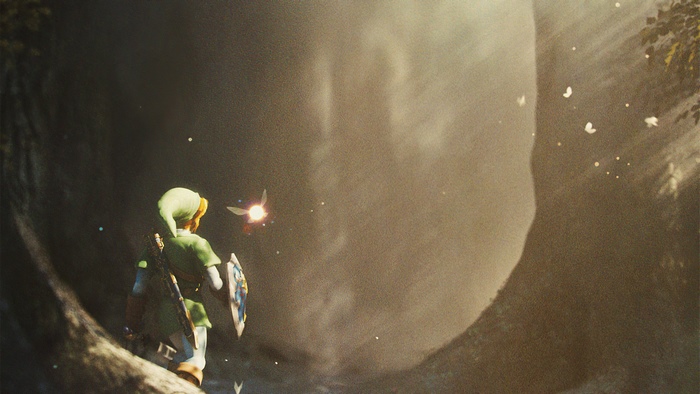 Link from The Legend of Zelda with Navi