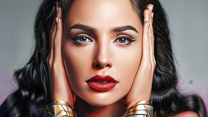 Wonder Woman digital art 4K