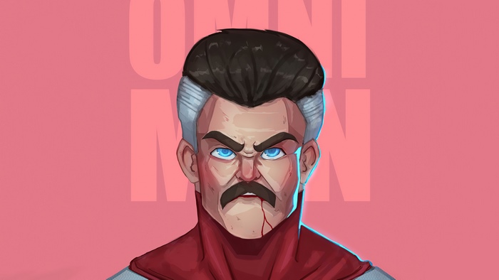 Omni-Man from Invincible 4K Art