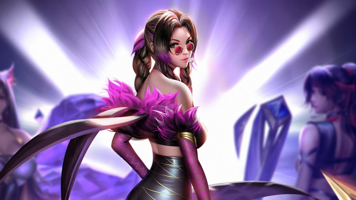 K/DA Akali from League of Legends 4K