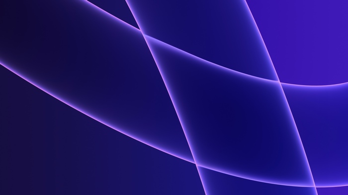 Abstract purple and blue light streaks