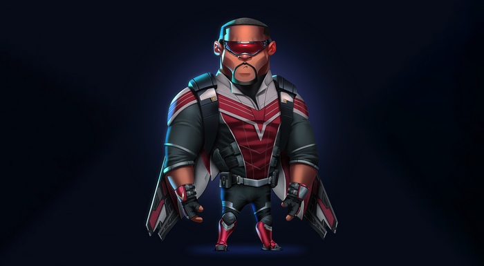 The Falcon from The Falcon and The Winter Soldier