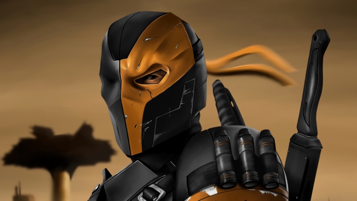 Deathstroke from Justice League artwork