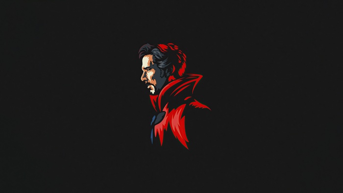 Doctor Strange Minimalist Digital Artwork