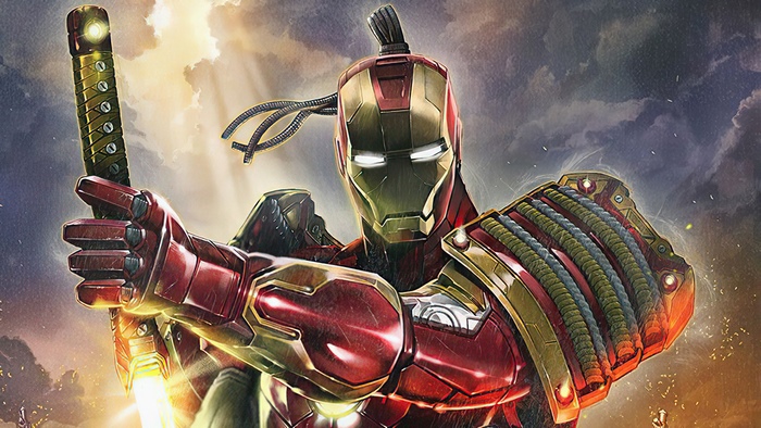 Iron Man Samurai Artwork