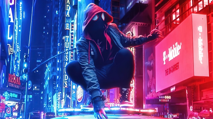 Spider-Man Miles Morales from Spider-Man: Into the Spider-Verse 4K