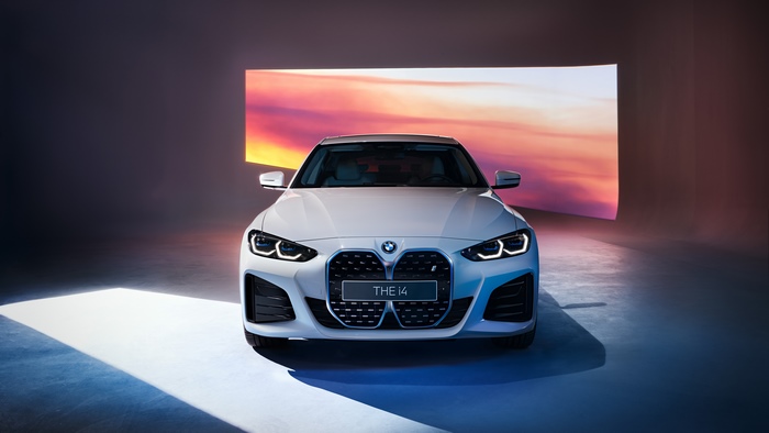 BMW i4 electric car front view
