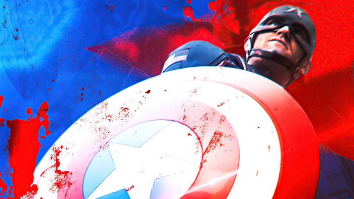 Captain America with Shield