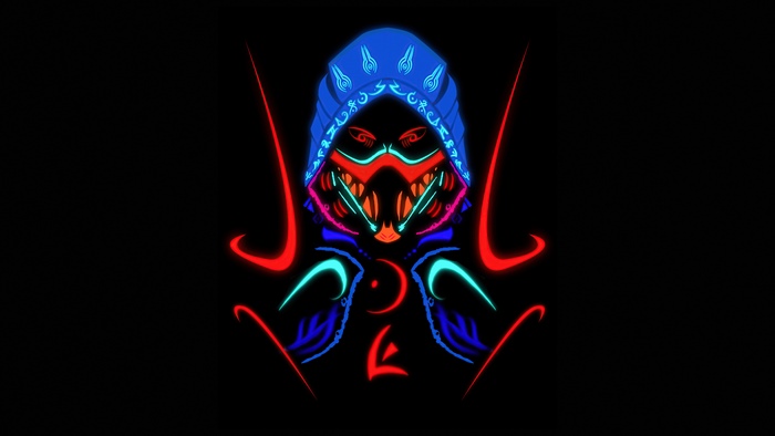Scorpion from Mortal Kombat minimalist art