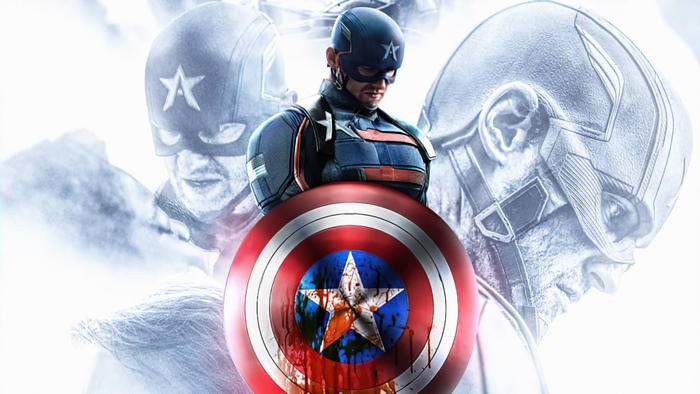 John Walker as Captain America from The Falcon and The Winter Soldier
