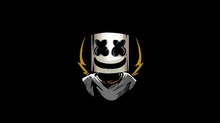 Marshmello Digital Artwork 4K